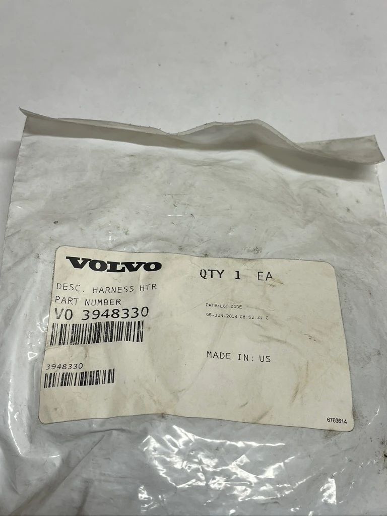 Volvo 3948330 Bendix 109869 AD-9 Air Dryer Wiring Harness OEM