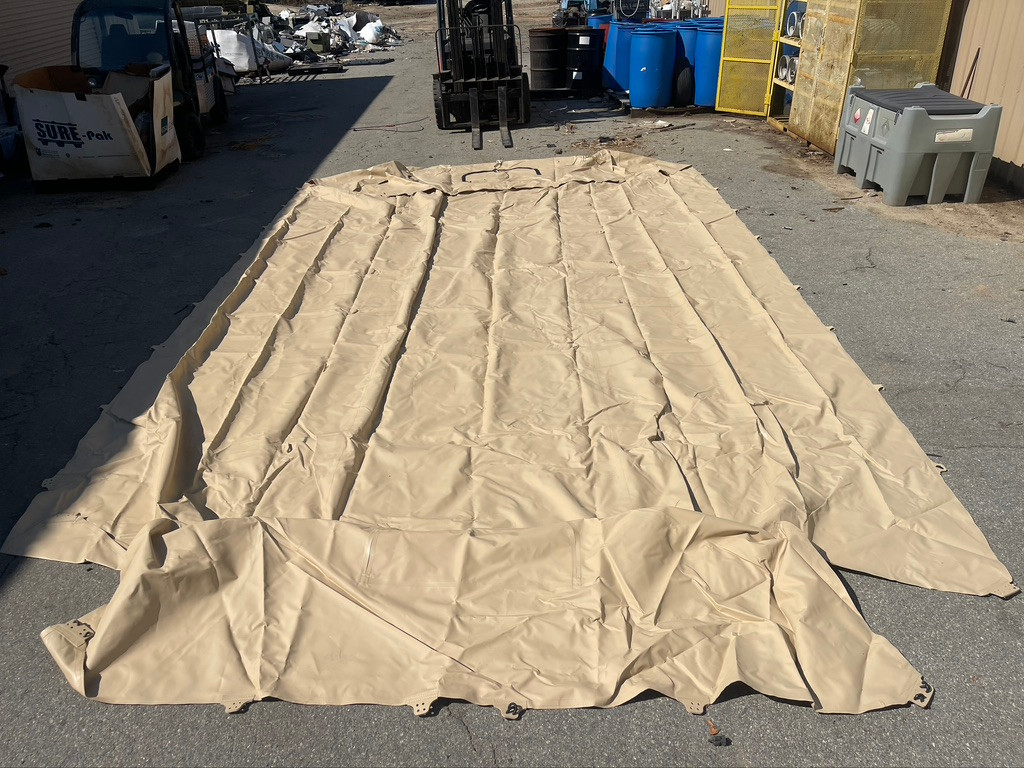 Oshkosh 3419660 Tan 20FT Cargo Cover MTVR MK23 7 Ton Truck Military NOS