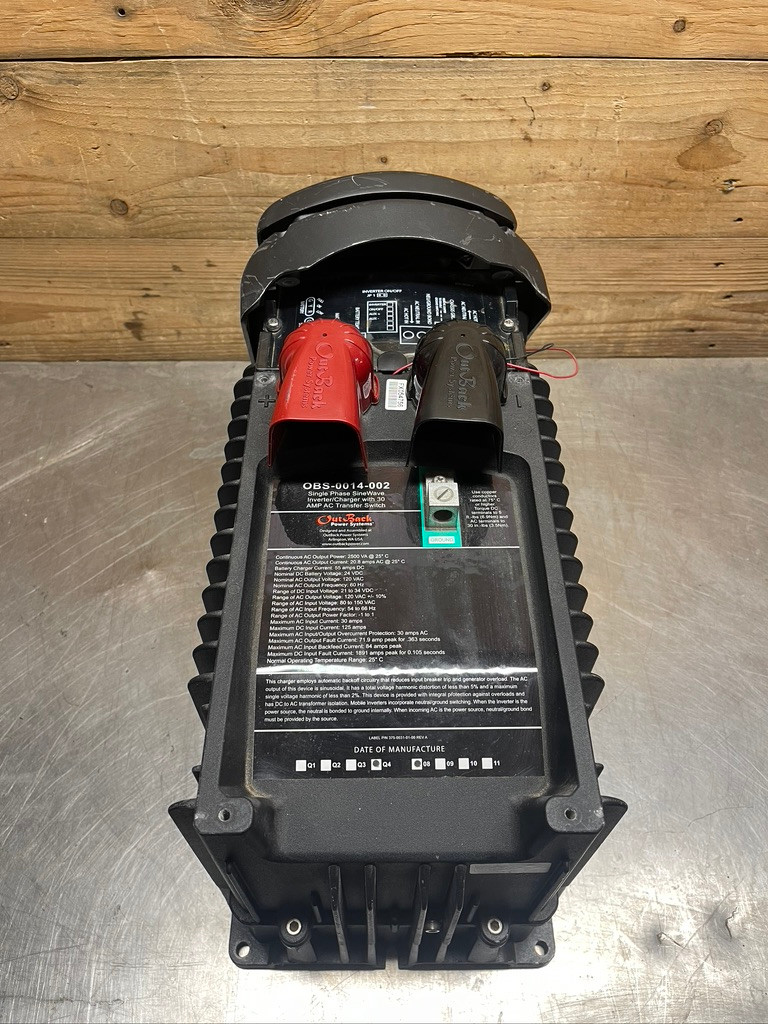 OutBack Power Systems OBS-0014-002 Sine Wave Inverter Charger 30A Transfer