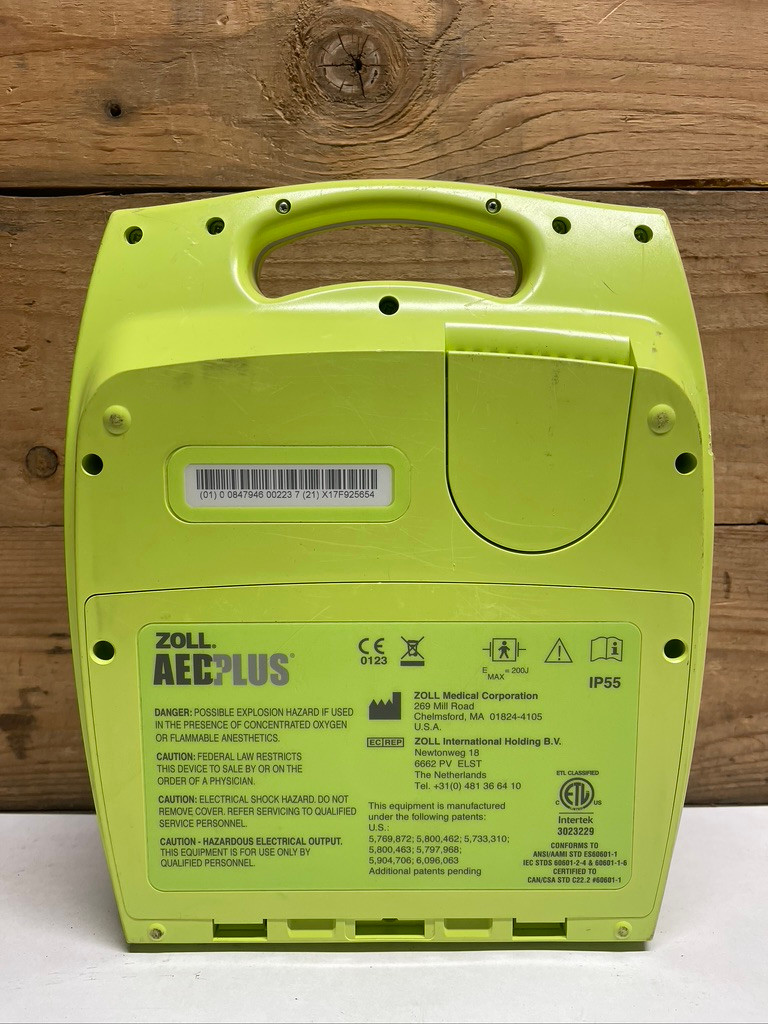 ZOLL AED Plus Automated External Defibrillator AED 30:2 CPR Diagram