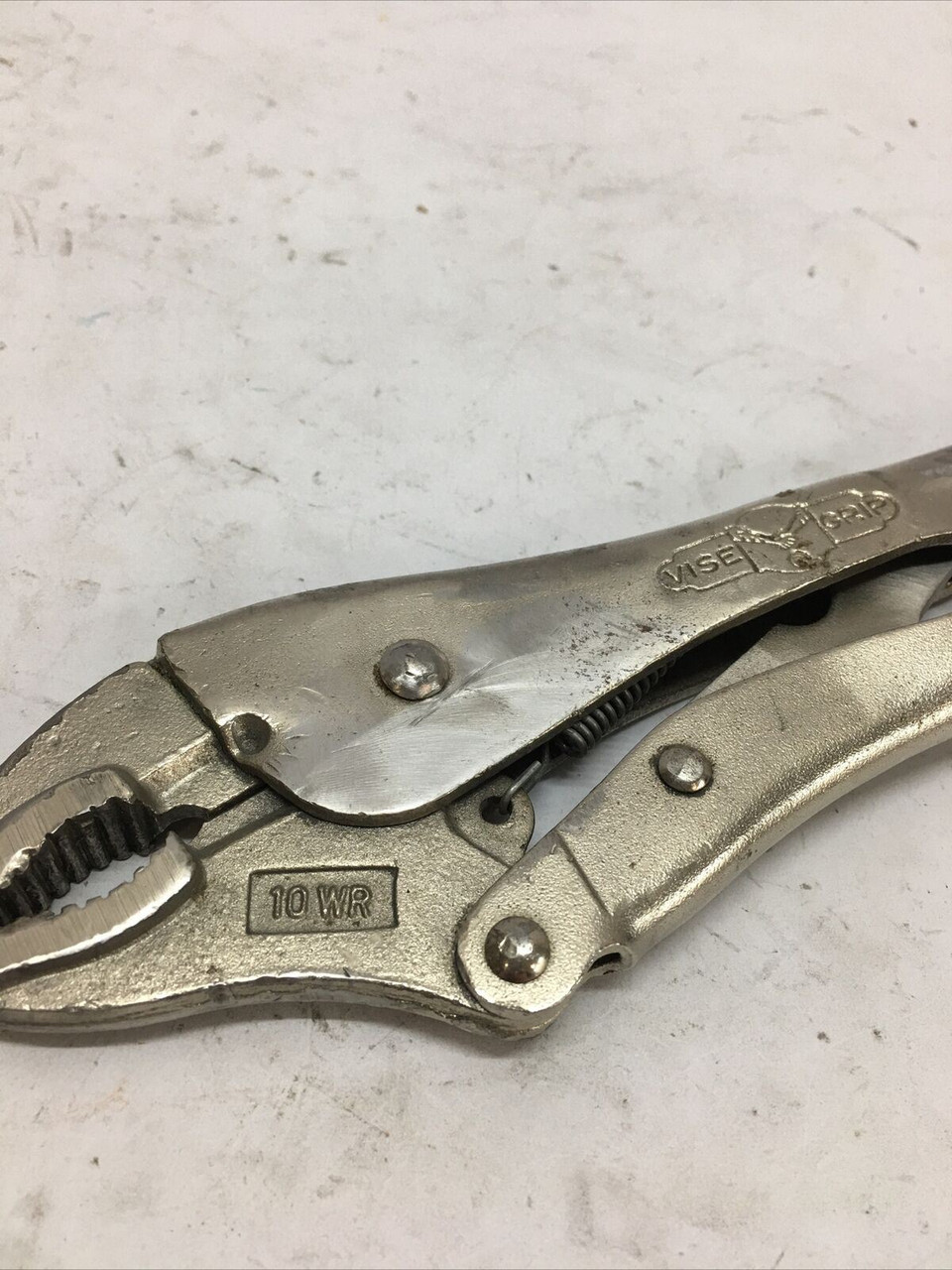 Vise-Grip Curved Jaw Locking Pliers 10WR Petersen-Dewitt Steel 