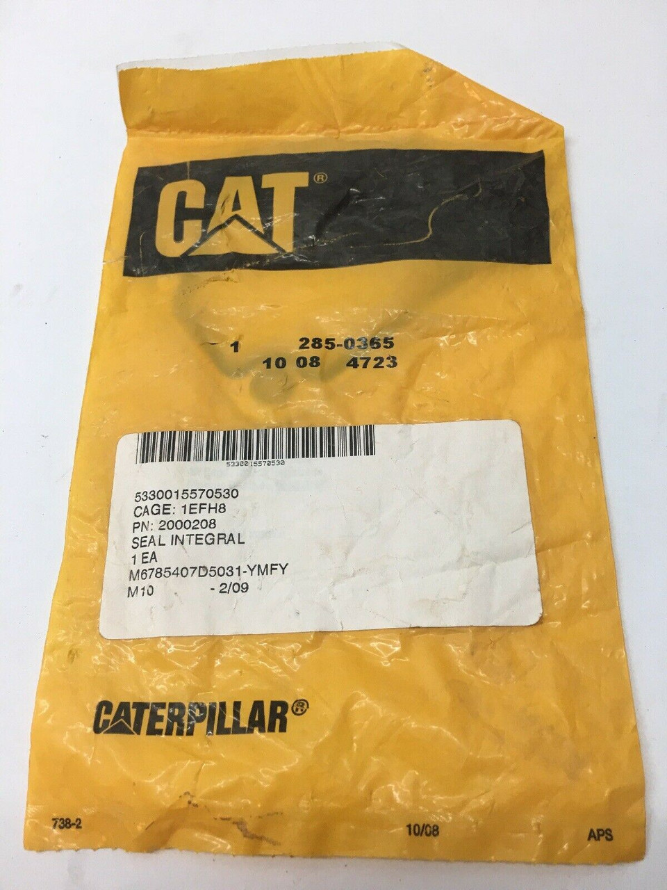 CAT Integral Seal Thermostat Housing Gasket 2000208 Caterpillar