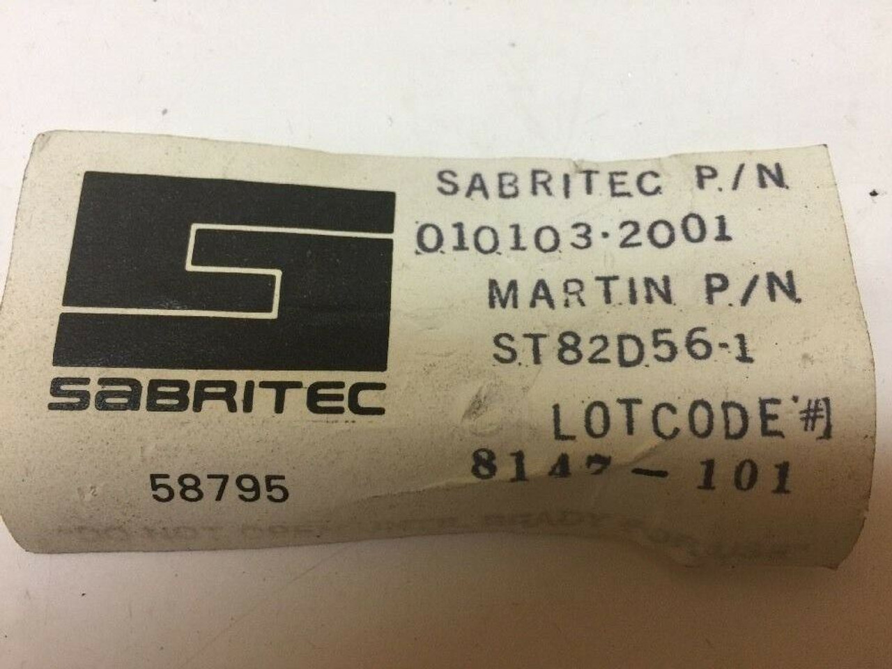 Connector 010103-2001 Sabritec Silver Metal Round 