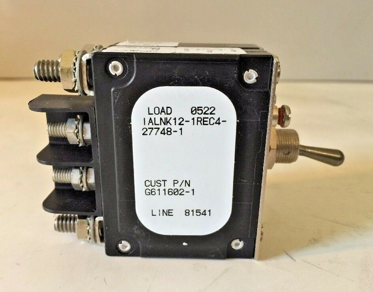 PDU Circuit Breaker (Hydraulic Delay) IALNK12-1REC4-27748-1 Sensata AN/TSC-154