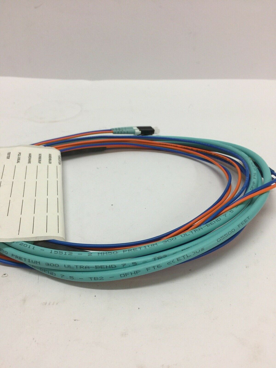 4M Fiber Optic Cable Assembly GOLD 664175 Corning Cable Systems