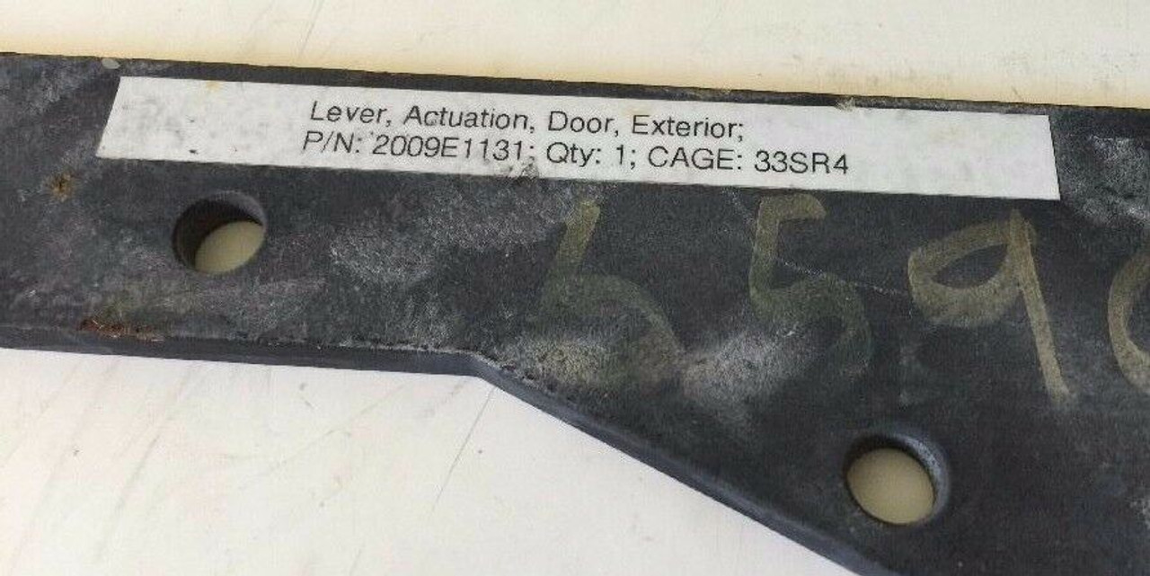 Exterior Door Actuation Lever 2009E1131 Black 12" x 8.5"