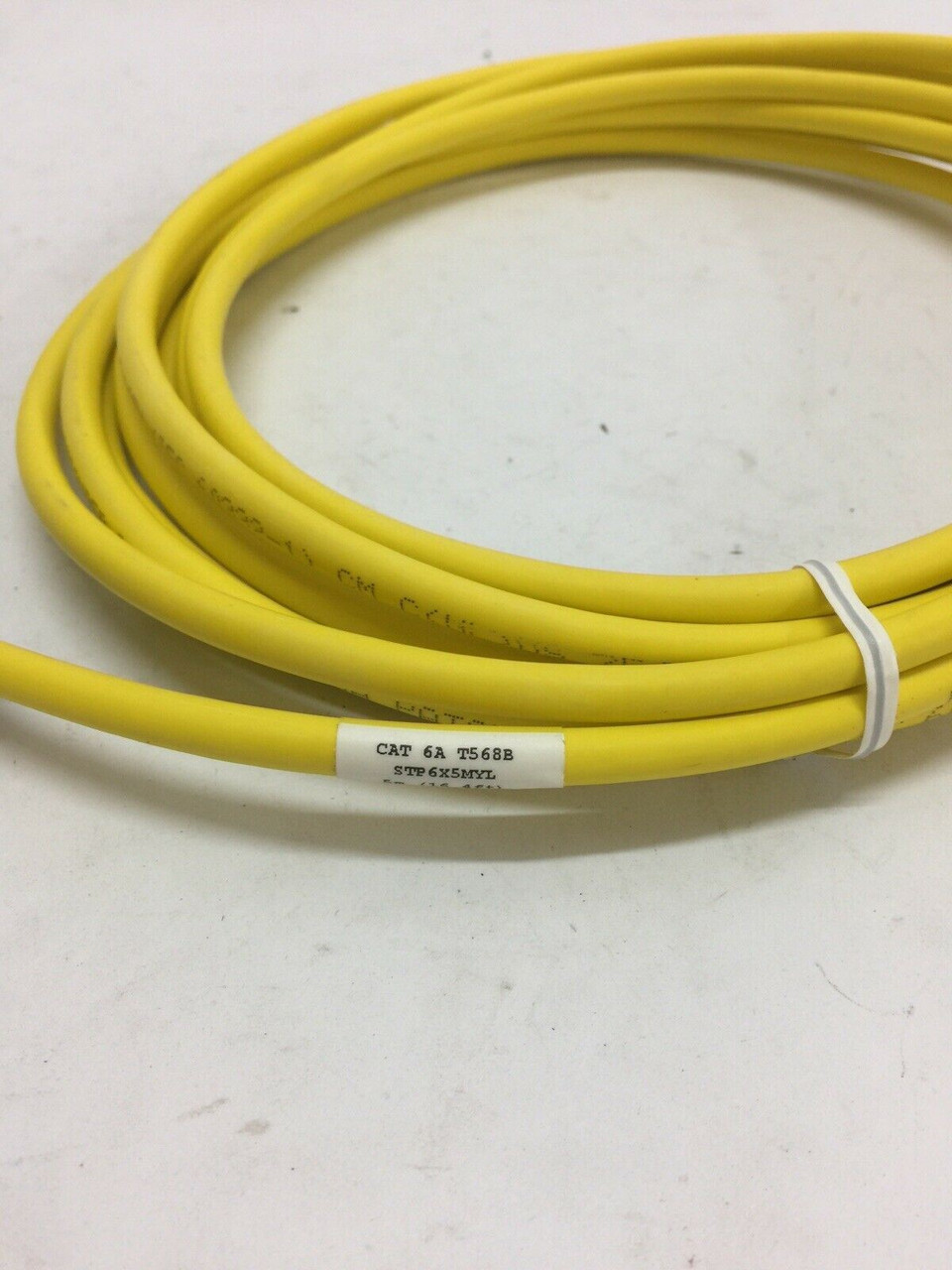 5m Cat 6A 10 Gb/s S/FTP Patch Cord STP6X5MYL Panduit T568B Yellow