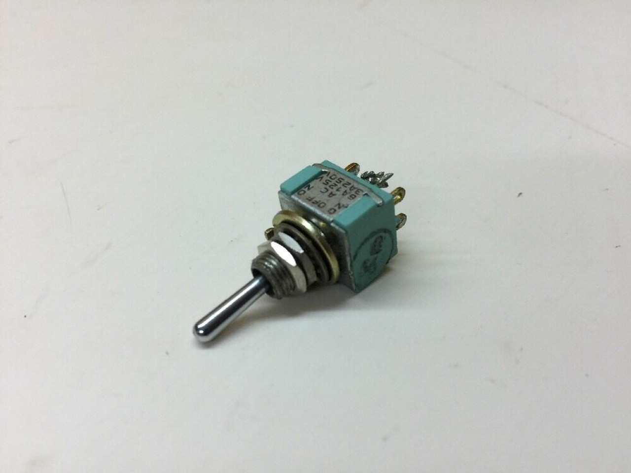 Alco Miniature Toggle Switch MA 206S TE Connectivity 6A 125V SPDT