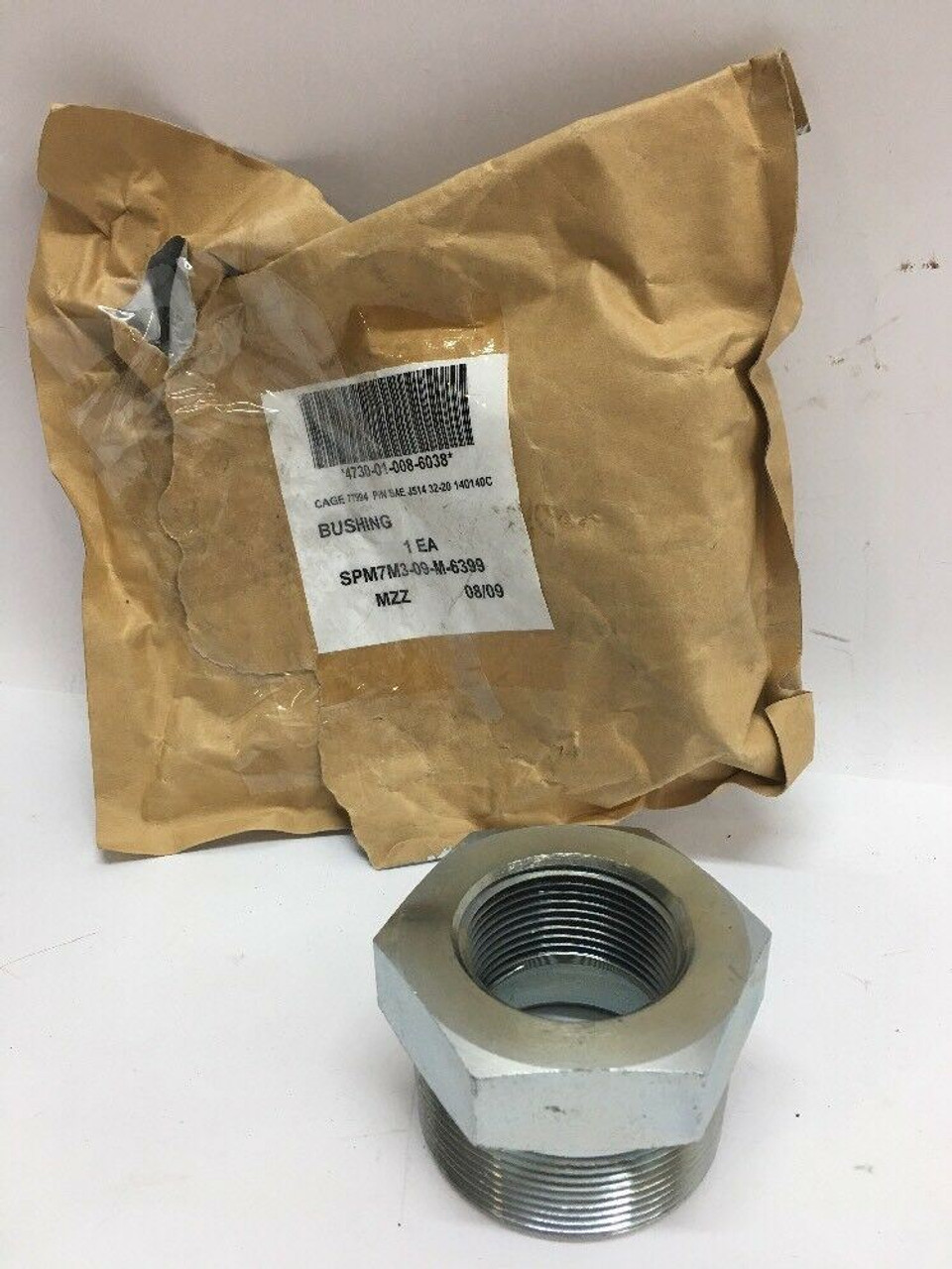 Pipe Bushing SAE J514 32-20 140140C Faxon Engineering Steel