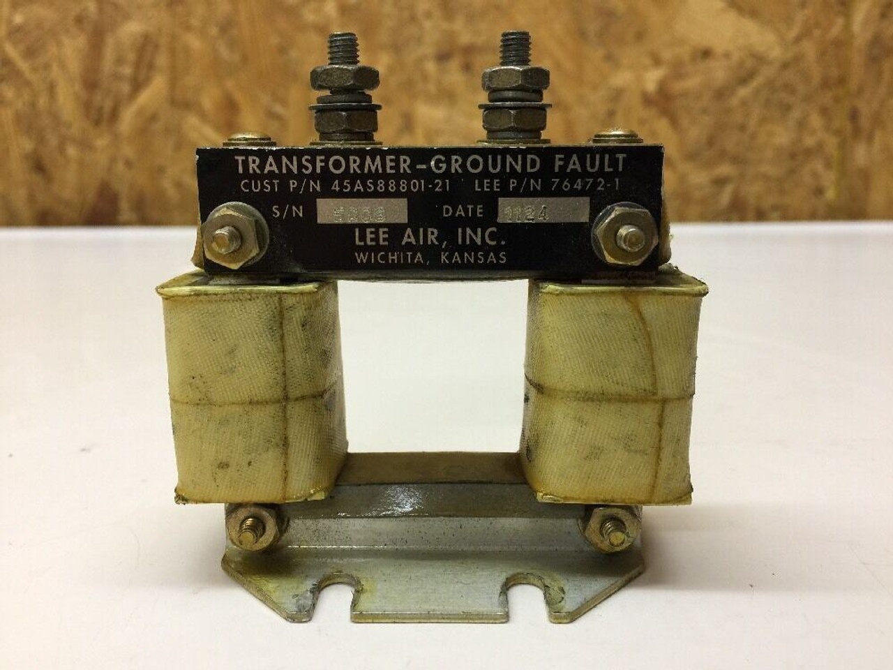 Transformer Ground Fault 45AS88801-21 Lee Air Metal 