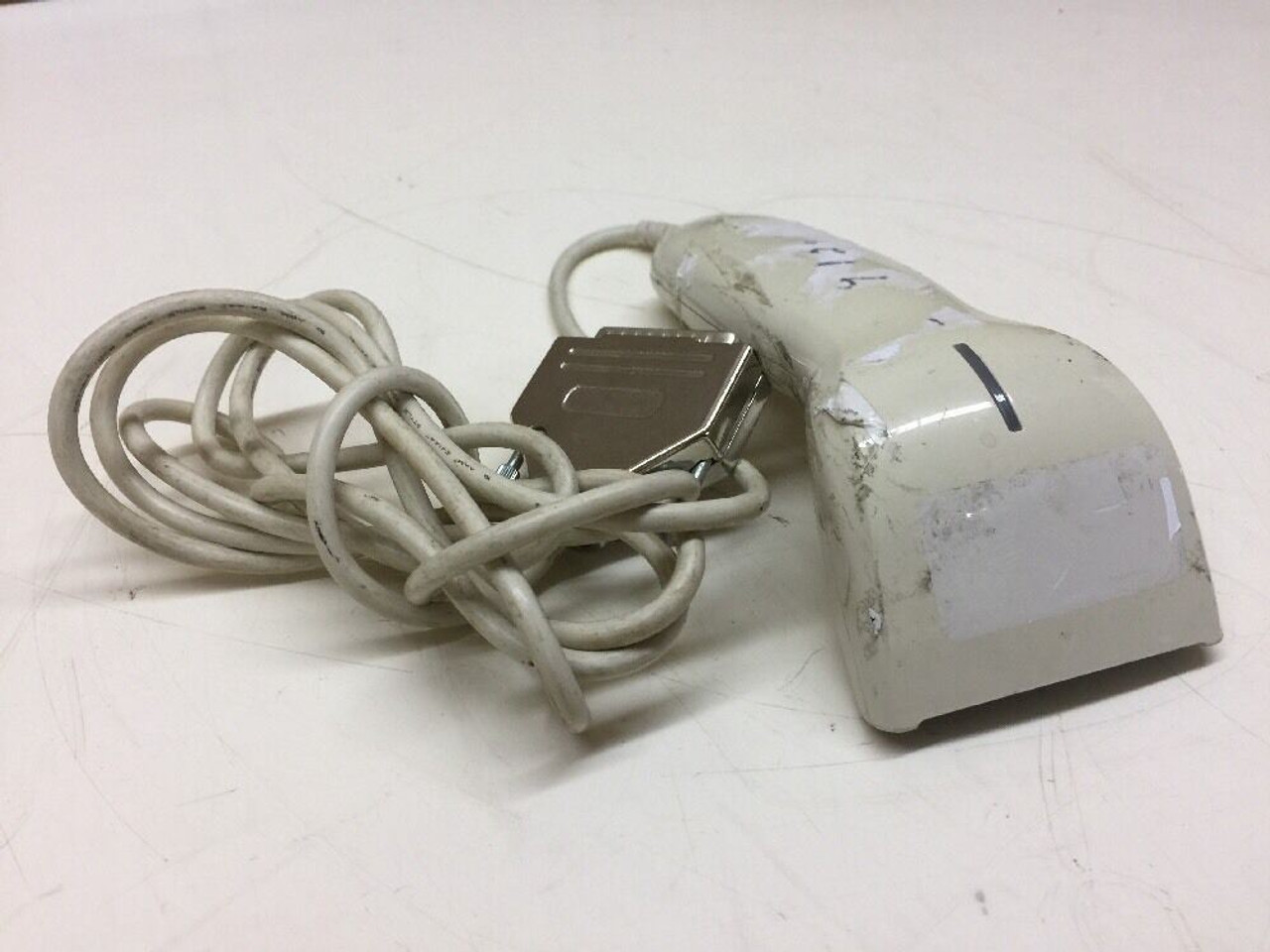 HC36 Barcode Scanner 454800-7662 Denso White HandHeld Portable Wired Plastic