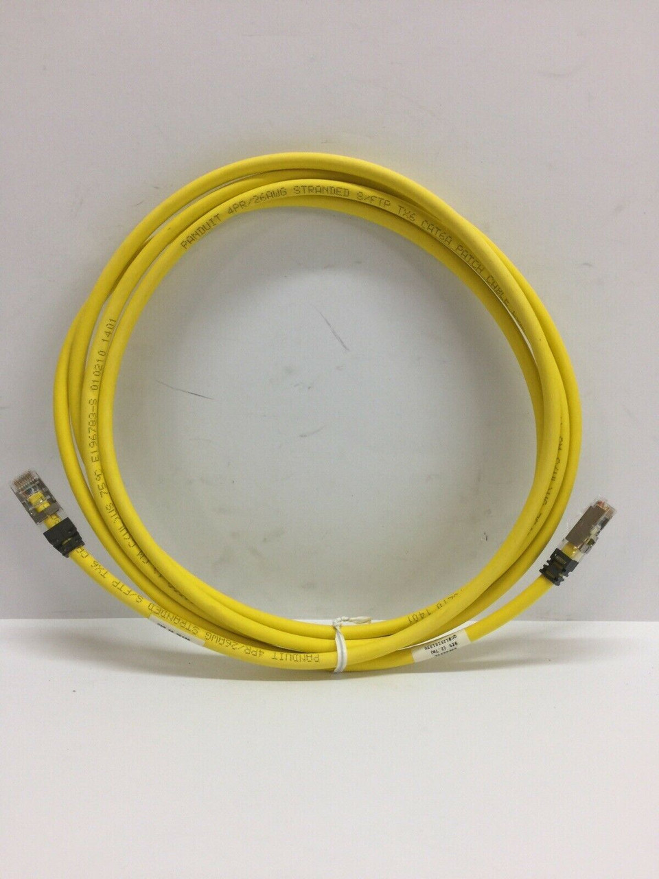 9ft. Copper Patch Cord Cat 6A/Class EA STP6X9YL Panduit T568B Yellow