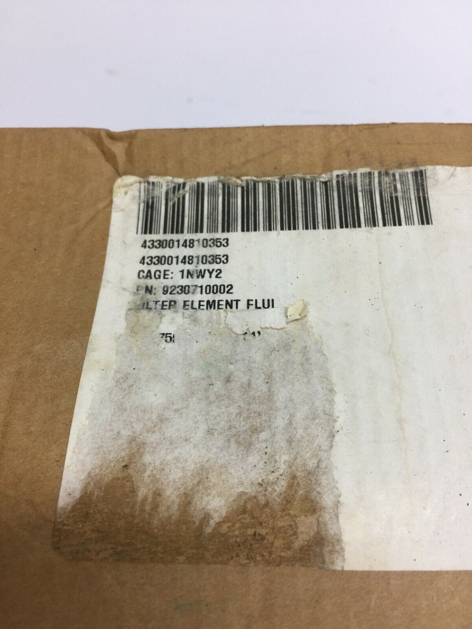 Fluid Filter Element 9230710002 Parker Kalmar