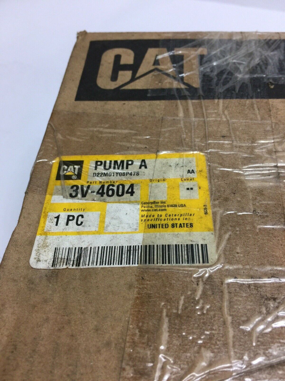CAT Pump Assembly 3V-4604 Caterpillar