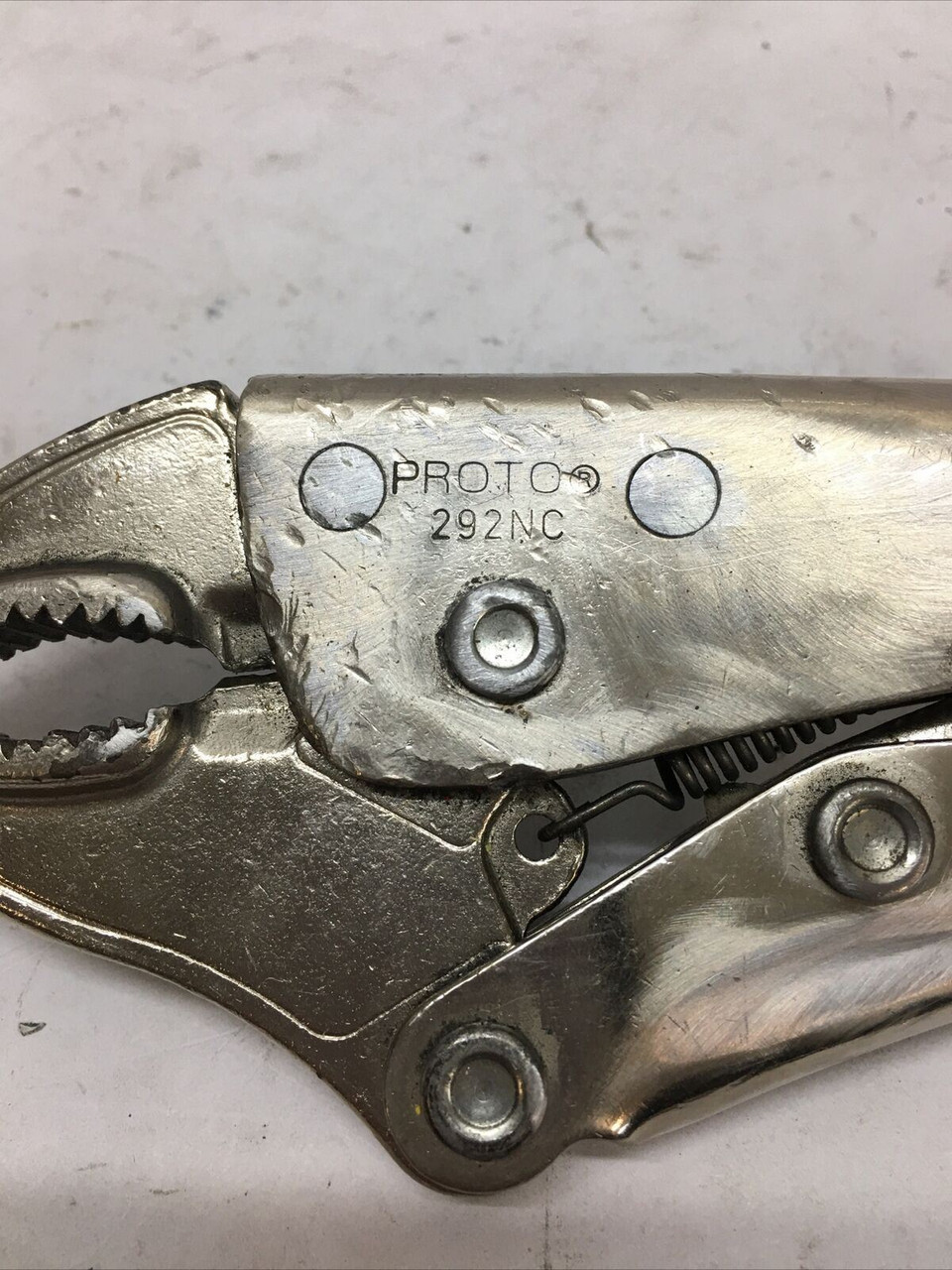 9-1/4" Curved Jaws Nickel Chrome Locking Pliers 292NC Proto