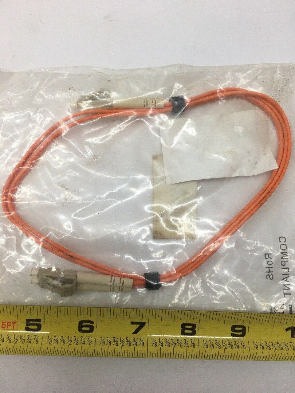 Fiber Optic Multimode Patch Cable LC-LC-50/125-1M Orange