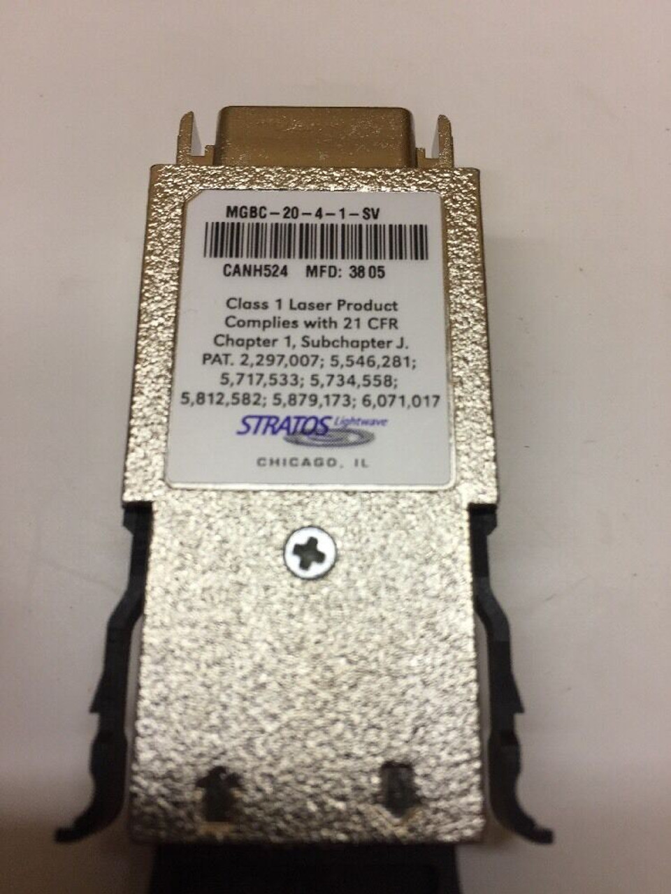 GBIC Transceiver Module MGBC-20-4-1-SV STRATOS 