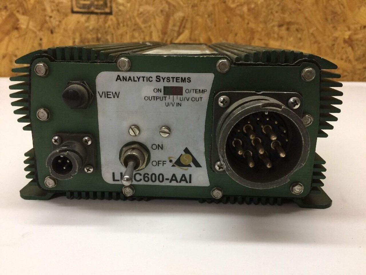 Power Supply LIAC600-AAI Analytic Systems Shadow Tactical UAS Ground Control 
