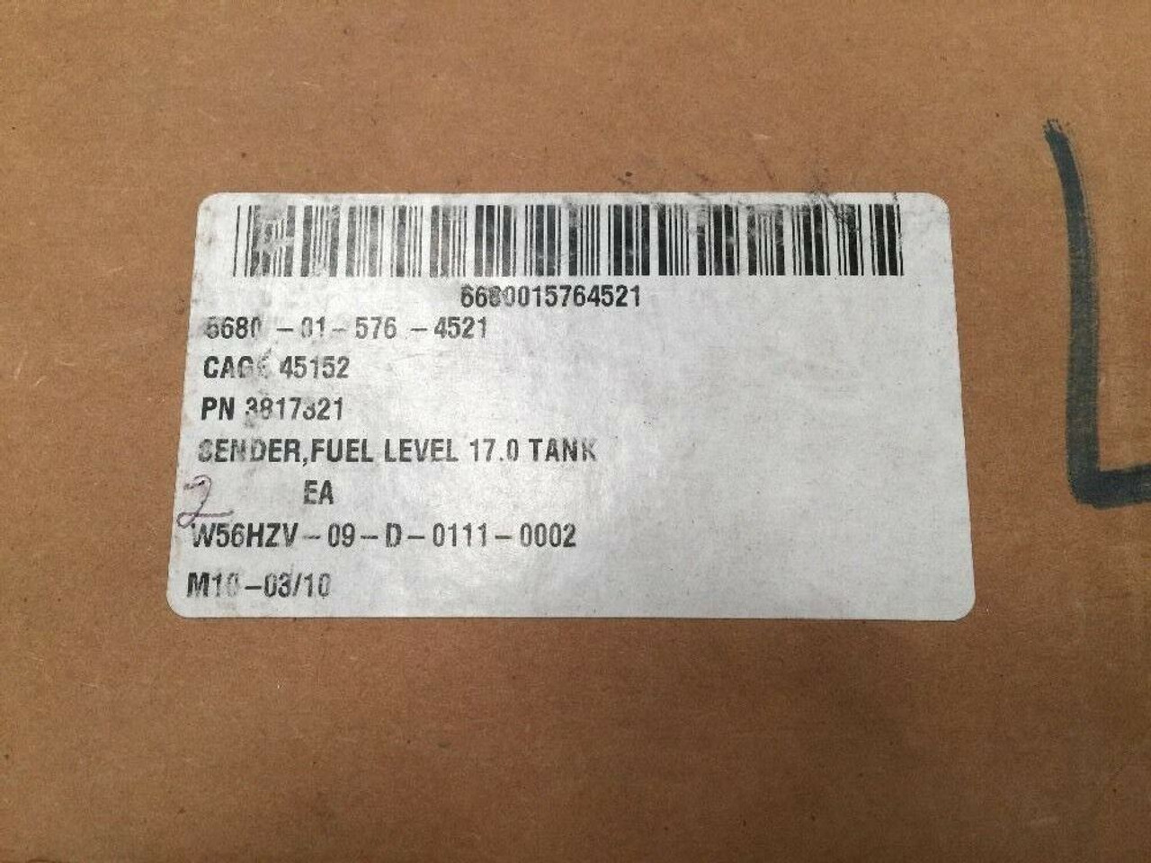 ISSPro 7 Gal Tank 3817321 Fuel Level Sender Transmitter