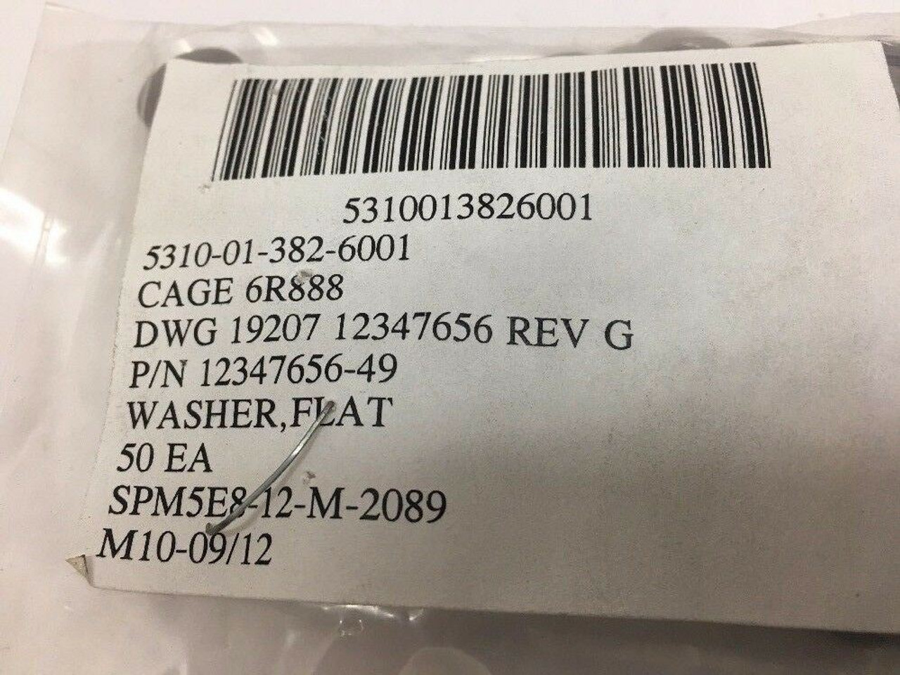 Flat Washer 12347656-49 J.T.D Stamping Lot of 50