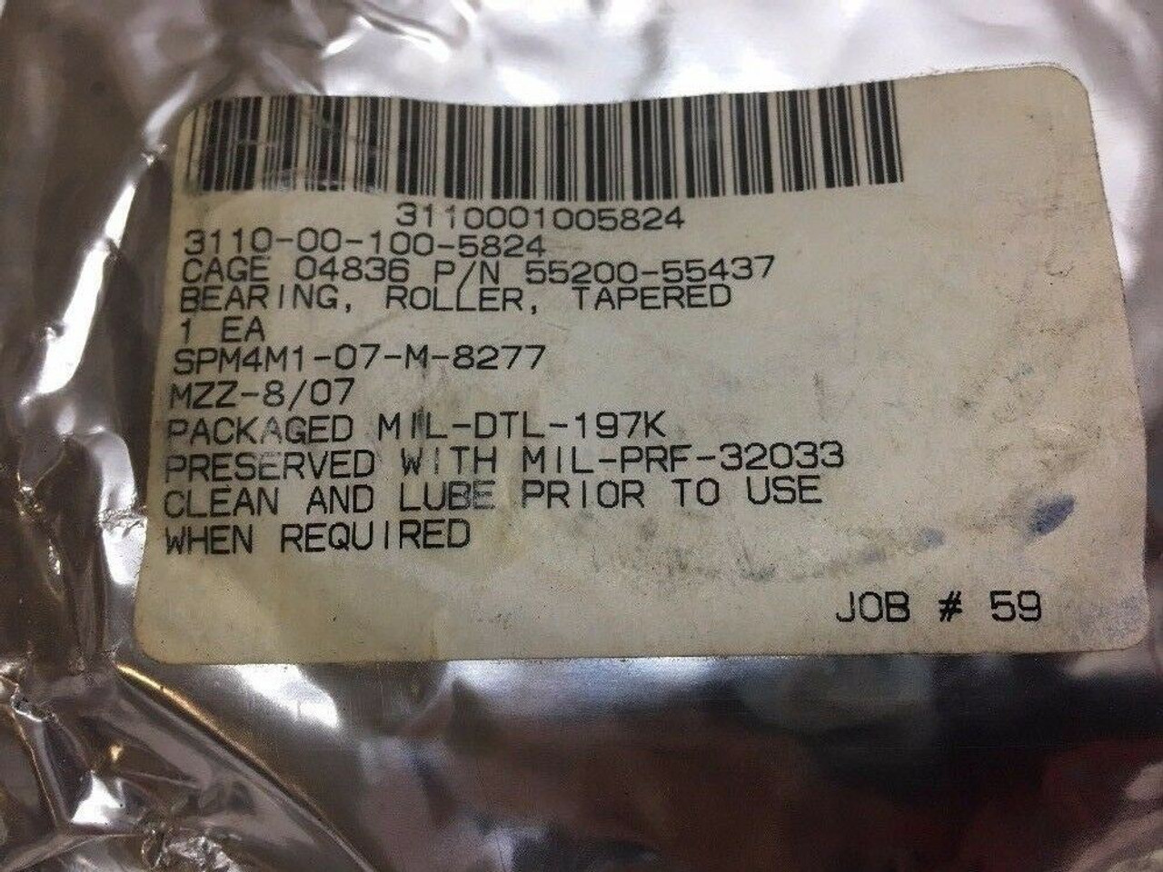 Tapered Roller Bearing 55200-55437 Timken Steel