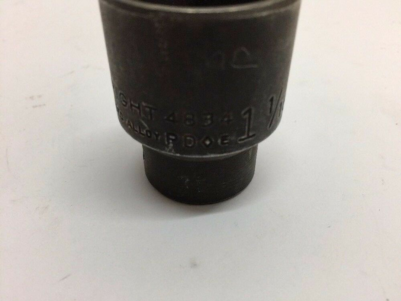 1 1/16" Drive 6-Point Standard Impact Socket 4834 Wright Tool Forged Alloy