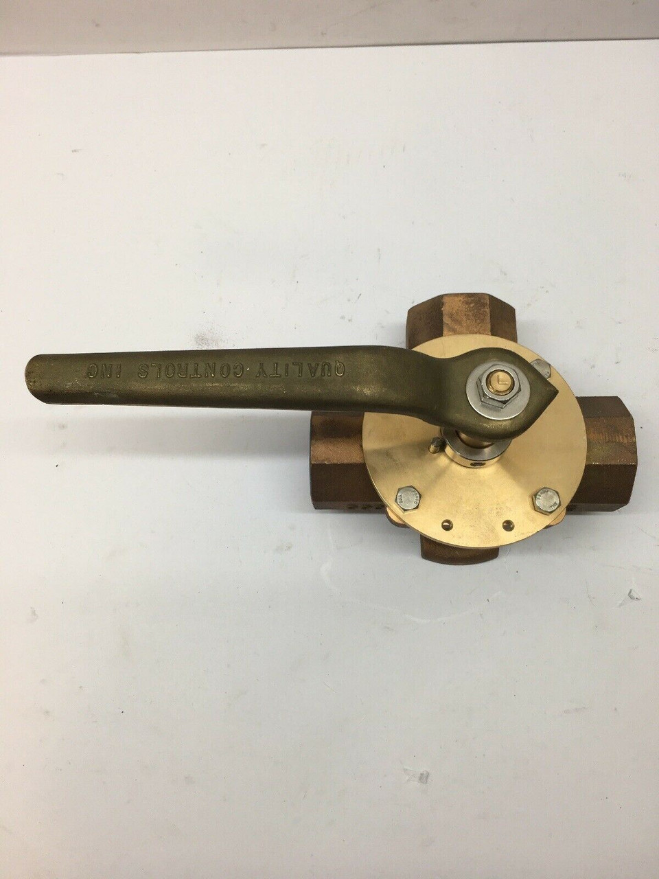 2 in. Brass Ball Valve 3-way Quality Controls 300 3-Way Valve