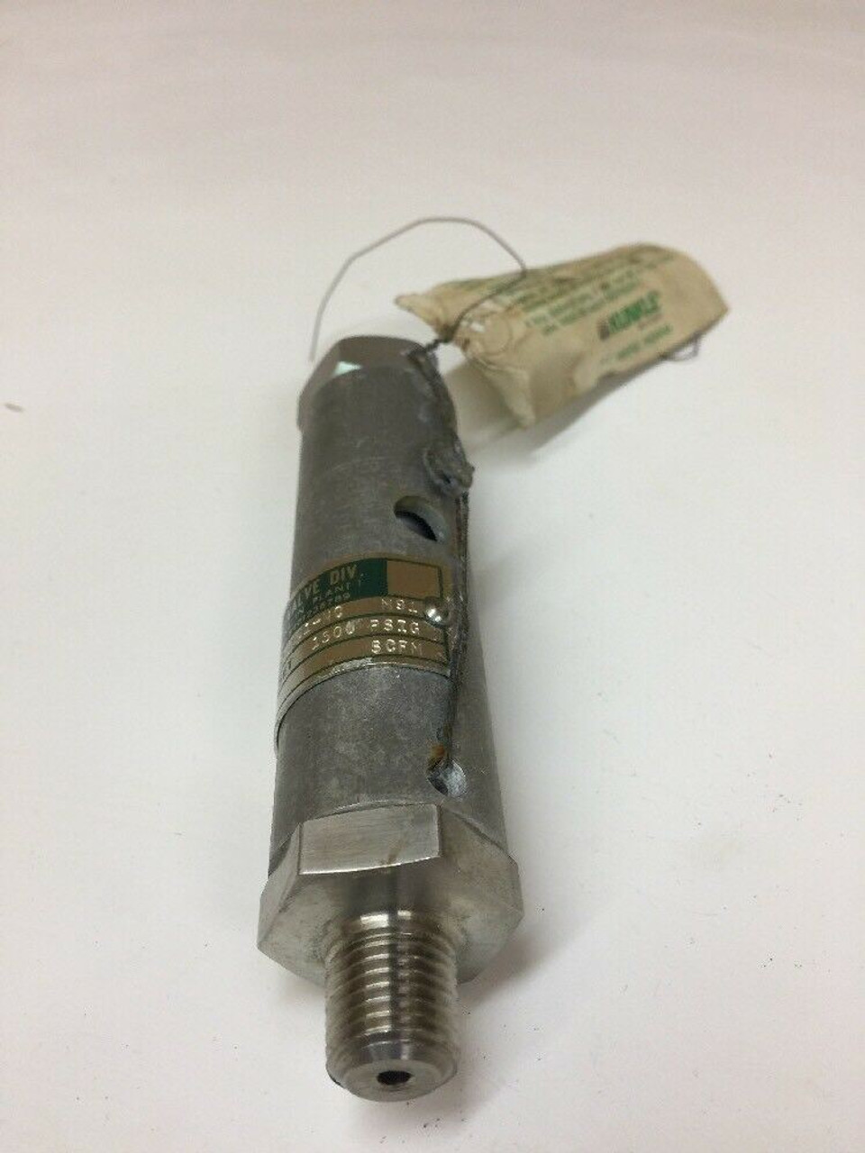 Threaded Safety Relief Valve 230-A01-NC Kunkle Size1/4" 1500PSIG 76 CFM