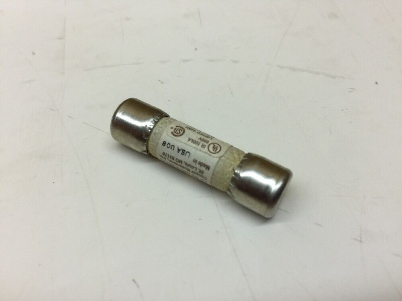 Fuse Cartridge KTK-3 Revere Electric Supply Tube Type Opaque Body 
