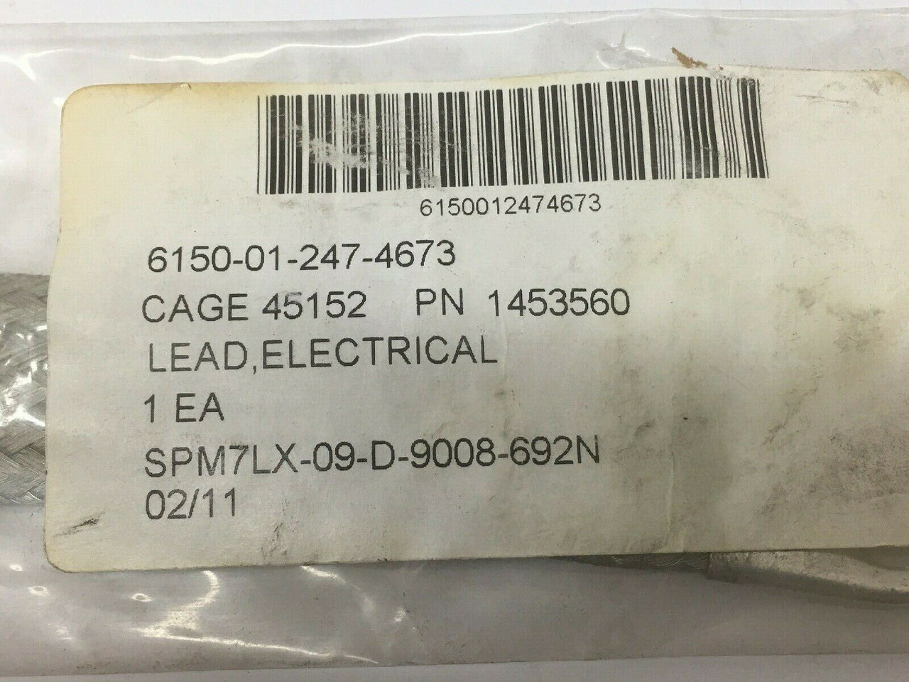 Electrical Lead 1453560 Oshkosh
