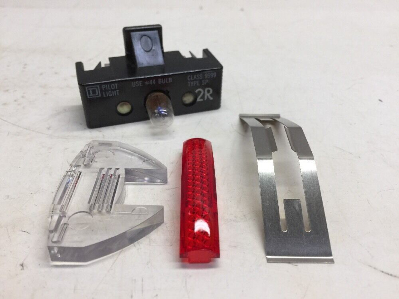 Square D Red Pilot Light Kit 86731 For Type S, 00-1 W/ Slip-On Cover Enclosure