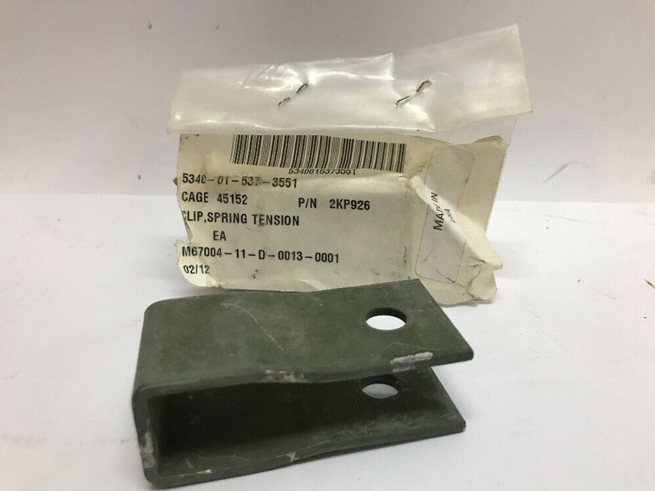 Spring Tension Clip 2KP926 Oshkosh OD Green