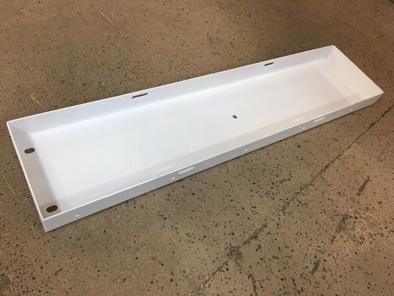 Vehicular Wage Tool Tray 1251034 White, 36" L x 8" W x 1 7/8" T