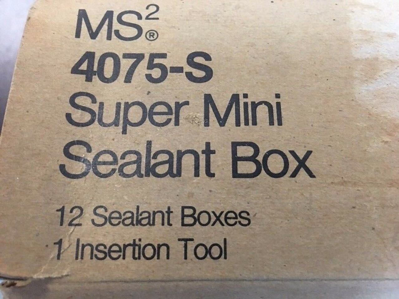 MS2 Super Mini Sealant Box w/ Insertion Tool 4075-S 3M Yellow Lot of 12