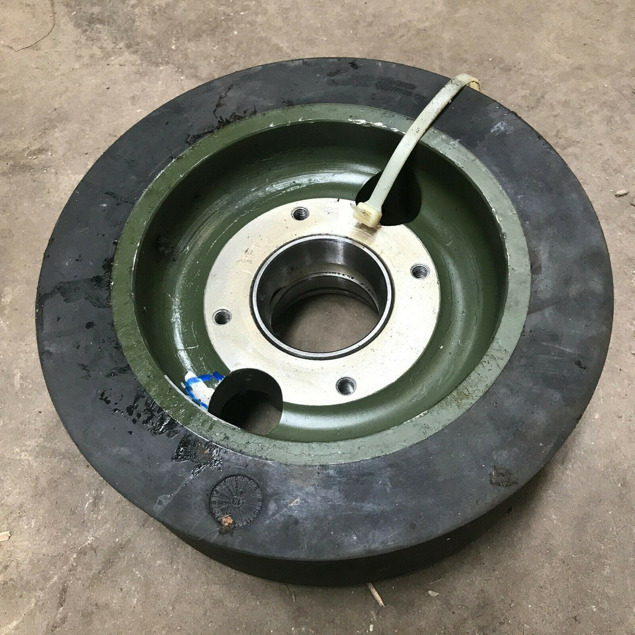 Solid Rubber Tire Wheel for Military Vehicle Restoration 12296928