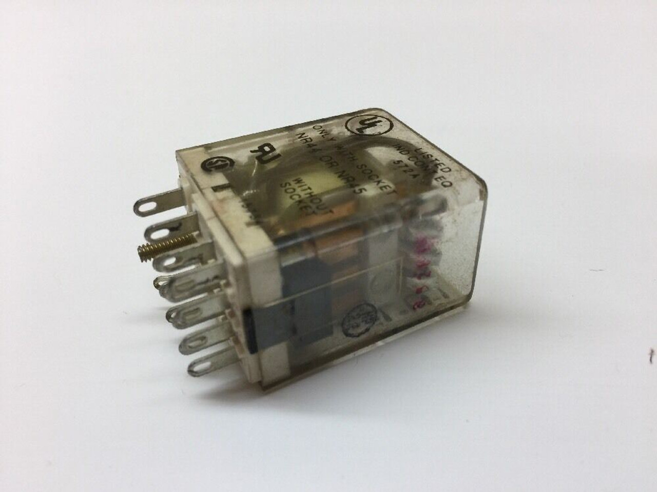 Square D 8501 Relay Without Socket RS4 120V 50/60Hz 3A  For NR44 NR45