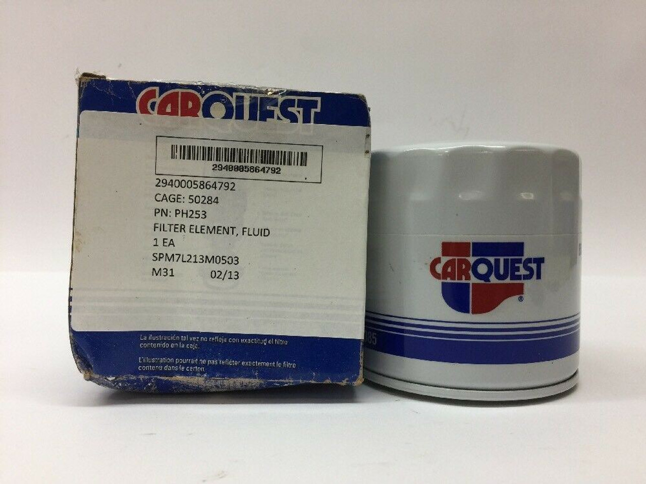 Engine Oil Filter Element PH253 85085 CarQuest
