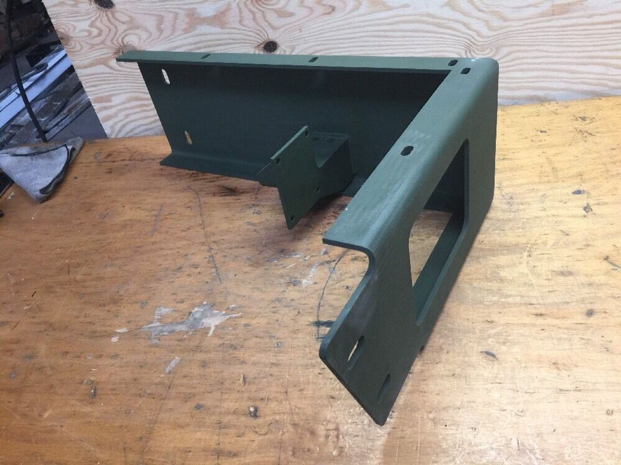 Oshkosh MK36 7 Ton Wrecker Truck Weldment Left Hand Side Bumper 3369939 LH Green