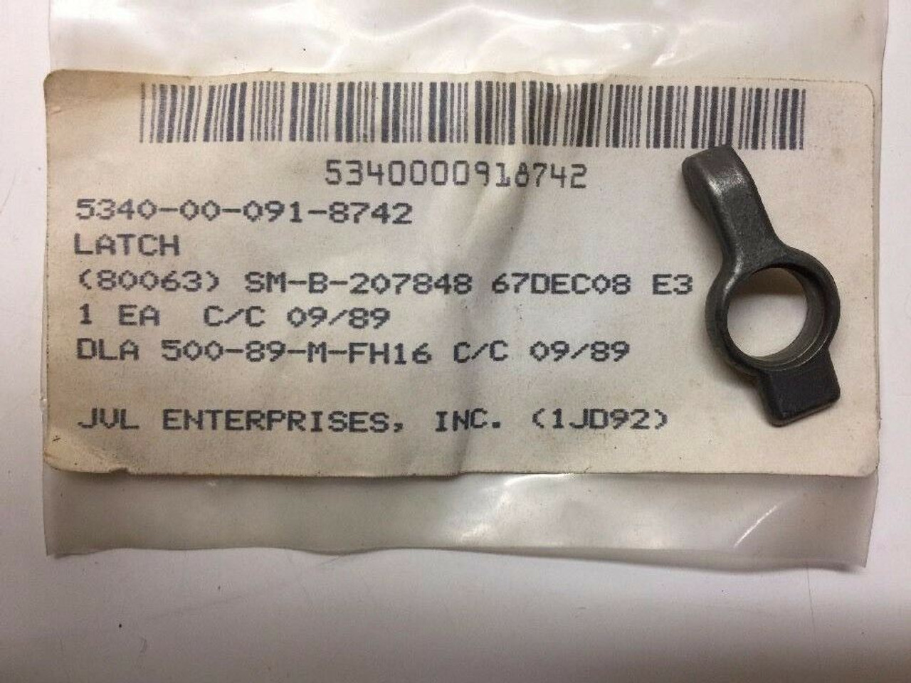Thumb Latch SM-B-207848 JVL LPD-4 Tacsatcom Lot of 10