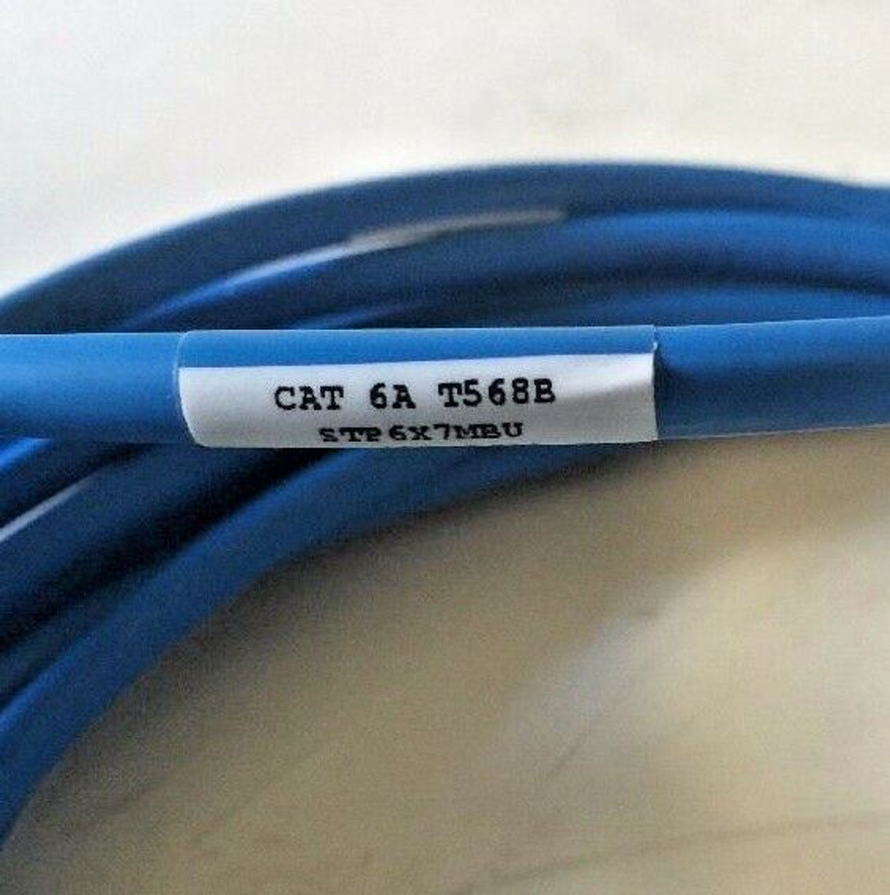 23ft. Patch Cord w/ TX6A 10Gig Plugs TP6X7MBU Panduit Cat 6A, 10 Gb/s S/FTP Blue