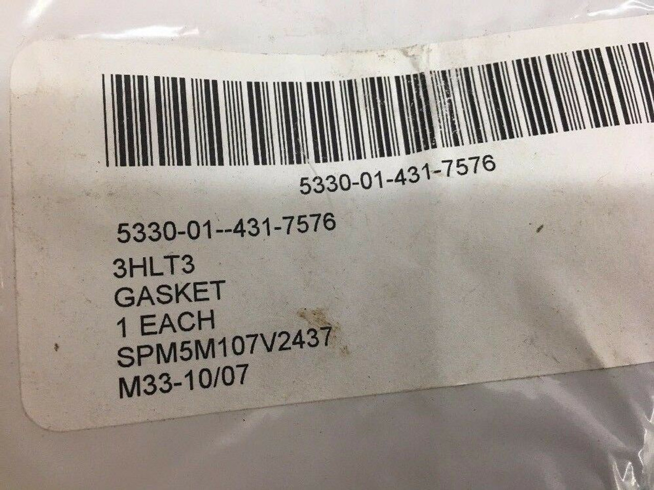 Gasket 13214E2662 NON-ASBESTOS Non-Circular Black Lot of 2