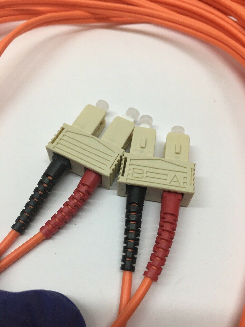 7-Meter Fiber Optic Patch Cable SCSC50DOR7PV SC/UPC-SC/UPC Multimode OM2 PVC