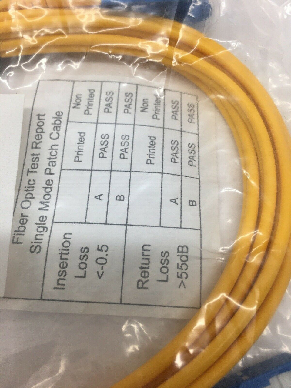 2-Meter Fiber Optic Patch Cable SC-SC-9/125-2M Single-Mode