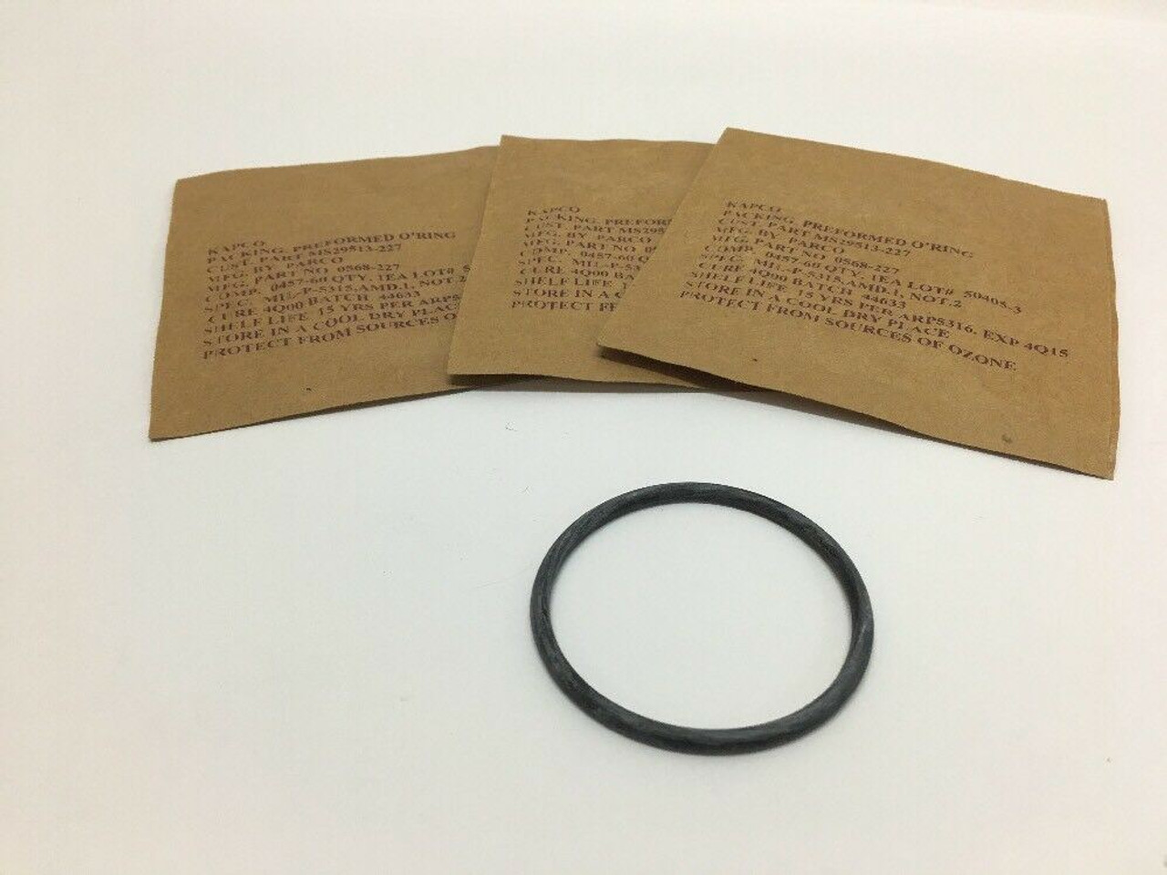 Preformed Packing O-Ring MS29513-227 Parco Lot of 3