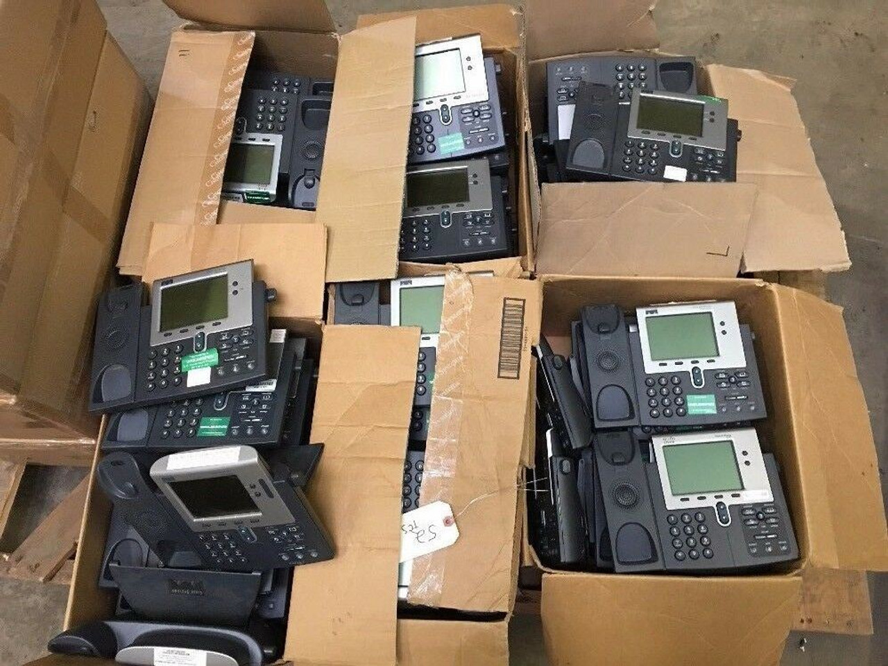 Cisco 7940 Series Unified IP Business Phone Lot of 52