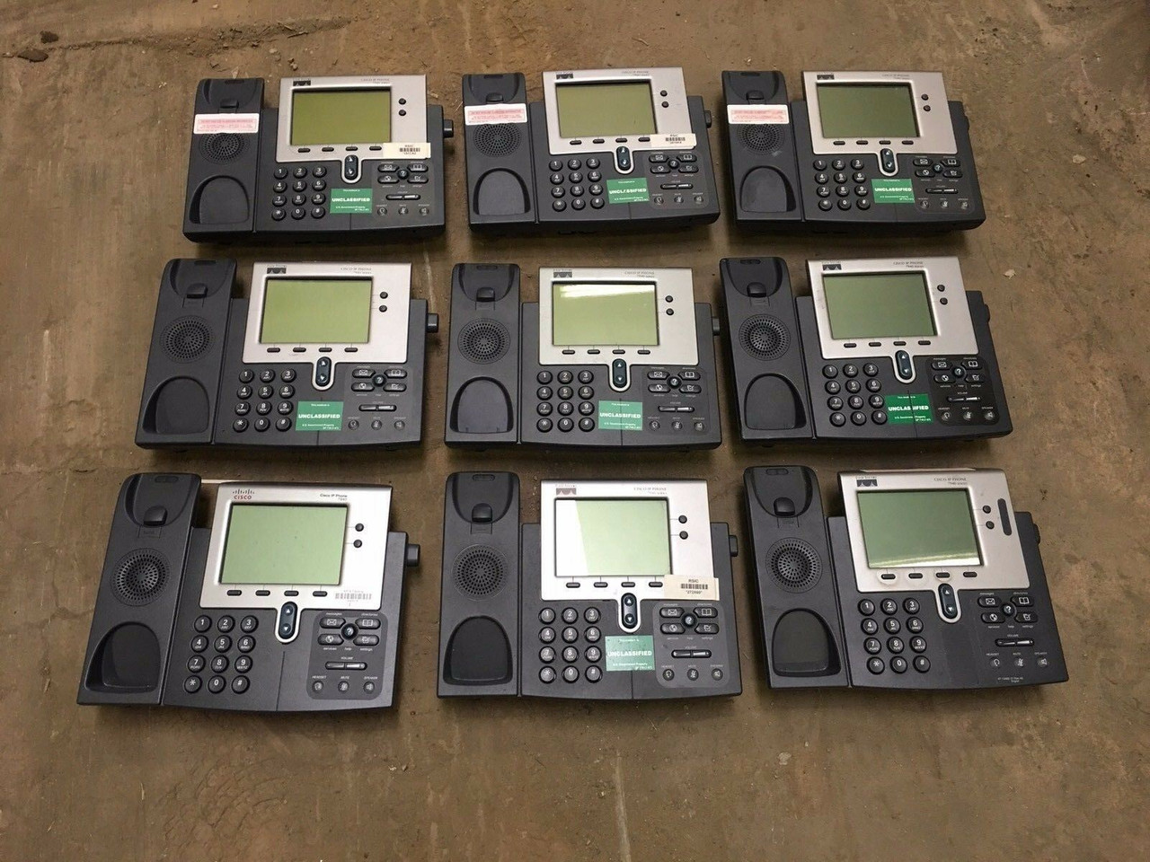 Cisco 7940 Series Unified IP Business Phone Lot of 52
