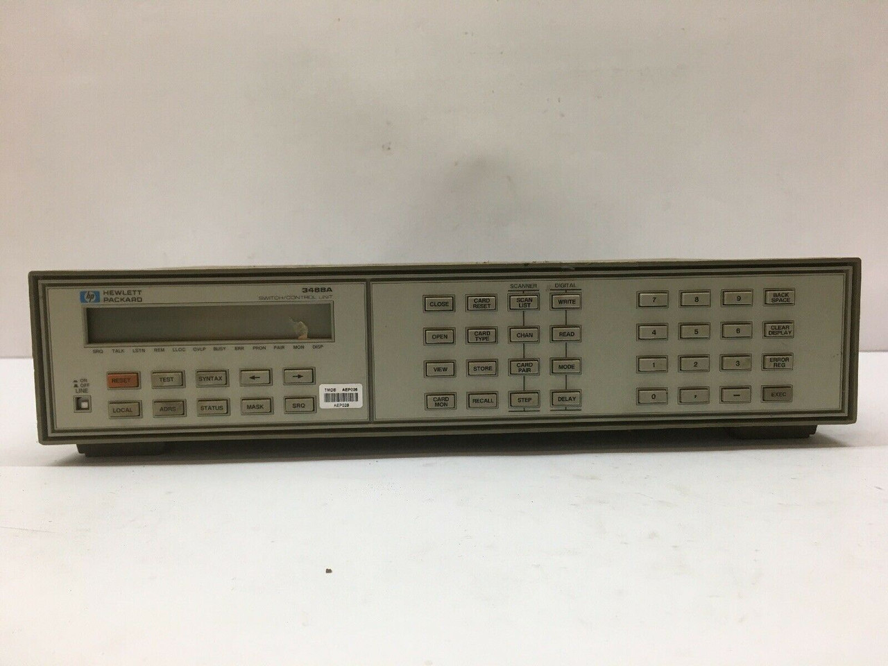 HP Electronic Switch Control Unit 3488A Hewlett-Packard