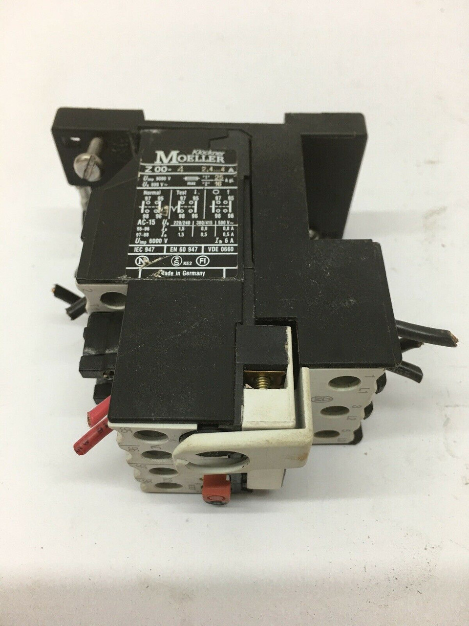 Overload Thermal Relay Z00-4 Klockner-Moeller 2.4-4A