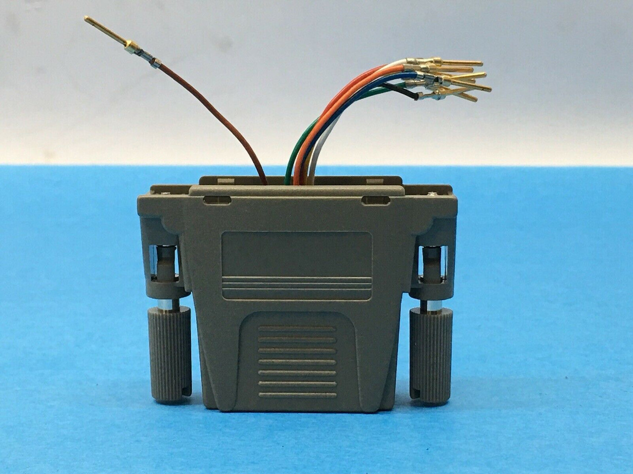 Modular Adapter REC258M L-Com Gray DB25 Male / RJ45 (8x8) Jack 50µ Gold
