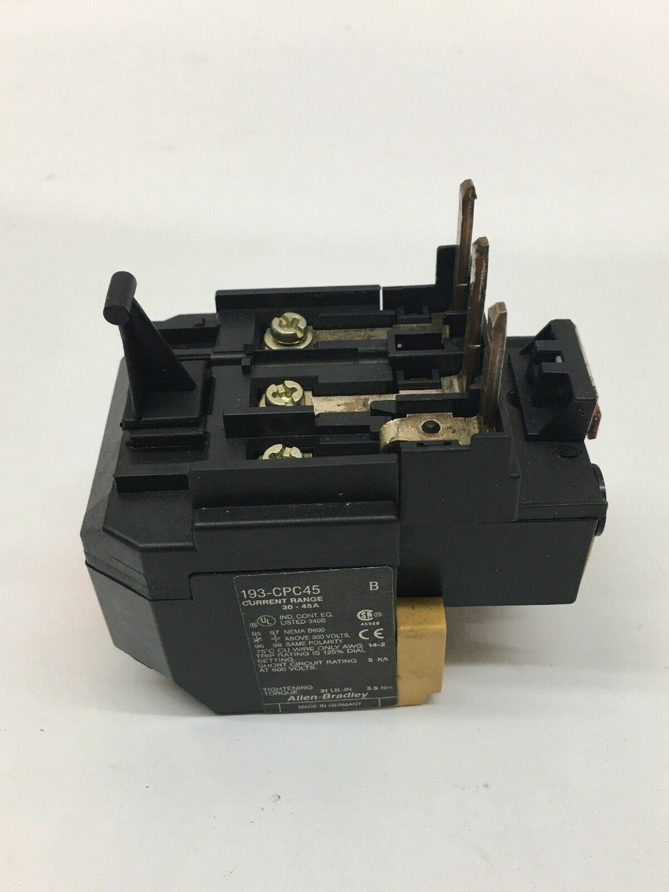 Thermal Relay 193-CPC45 Allen-Bradley